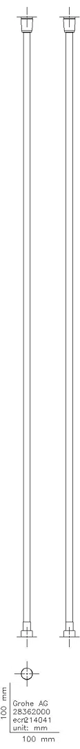 GROHE Brauseschlauch Silverflex TwistStop 28362_1 1250mm satin steel