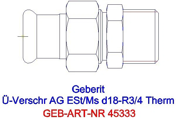 GE Mapress Therm Übergangsverschr. mit AG d18-R3/4_45333_G