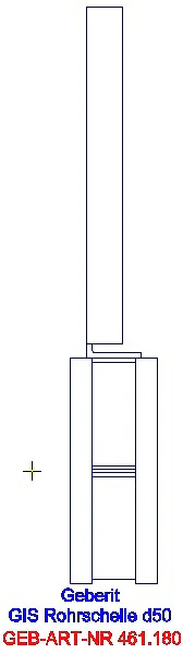 GE GIS Rohrschelle d 50 mm_461.180.00.1_L