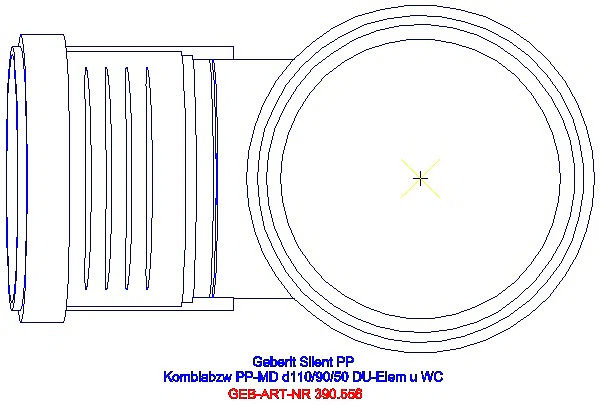 GE Silent-PP Kombiabzweig 87,5Gr d110/90/50_390.556.14.1_G