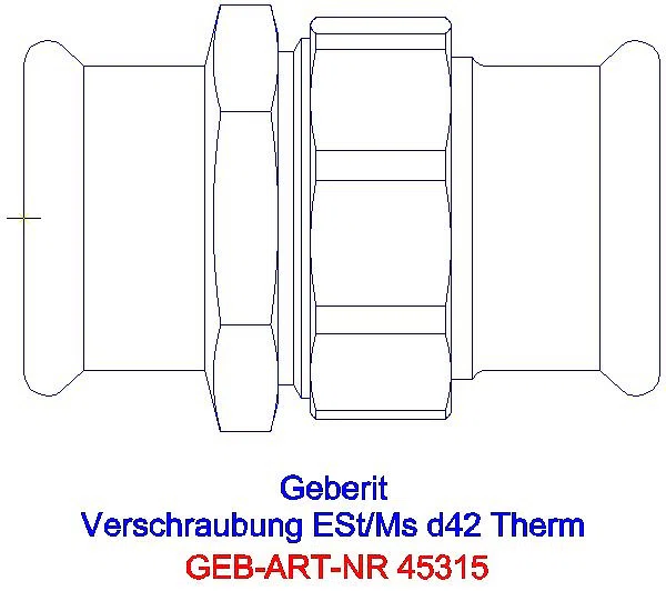 GE Mapress Therm Verschraubung d42 _45315_G