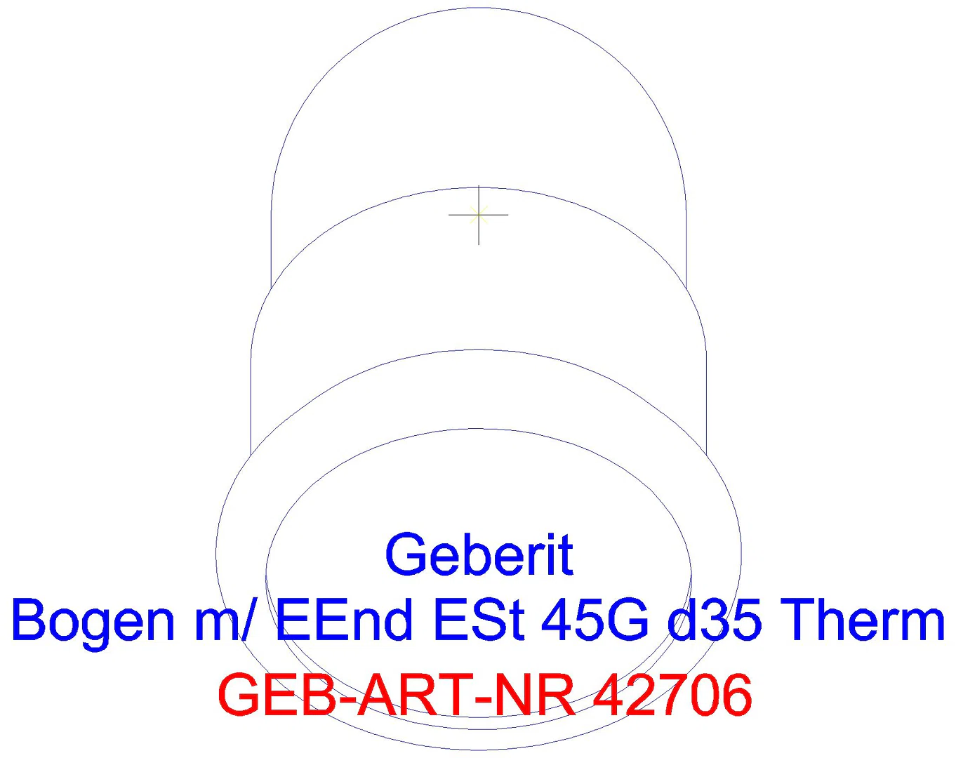 GE Mapress Therm Bogen 45Gr d35 mit Einschubende d108-88,9_42706_g