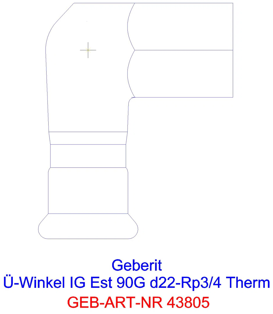 GE Mapress Therm Übergangswinkel 90Gr mit IG d18-Rp1/2_43805_l