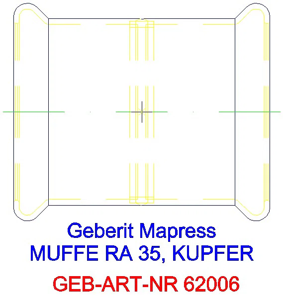 GE Mapress Kupfer Muffe d35_62006_A