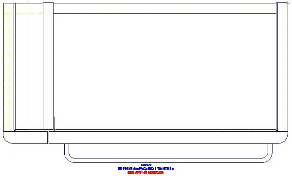 Renova Compact US für HWB, mit HH li 44,8x60,4x25,2cm, weiß_862250000_G