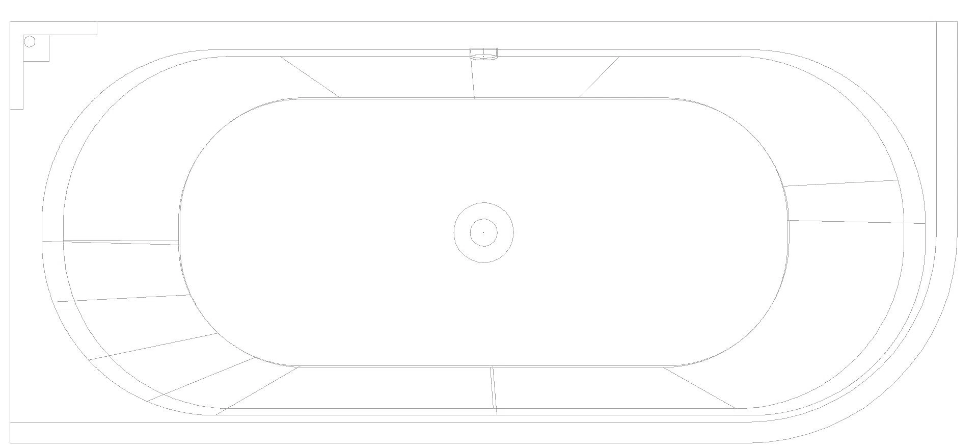 KALDEWEI MEISTERSTÜCK CENTRO DUO 1 RECHTS ECKEINBAU (2-SEITIG) Badewanne, 1800x800 mm, Modell-Nr: 1137-4041