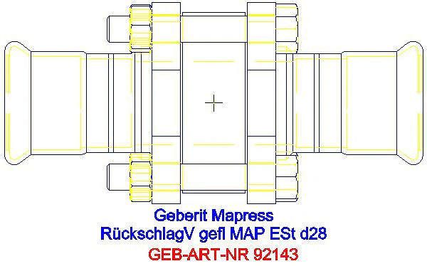 GE Mapress Rückschlagventil NPW geflanscht d28_92143_A