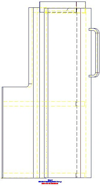 Renova Compact US für Eck-HWB mit 2 Türen, 42,5x60,4x33cm, hellgrau_862133000_L