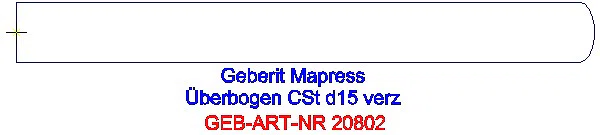 GE Mapress C-Stahl Überbogen d15 verzinkt_20802_G