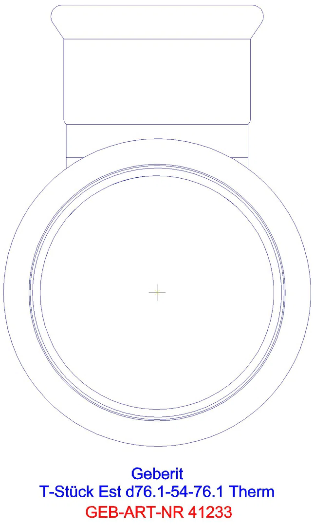 GE Mapress Therm T-Stück reduziert d76,1-35-76,1_41233_l