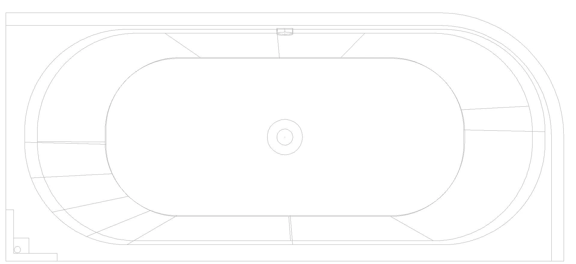 KALDEWEI MEISTERSTÜCK CENTRO DUO 1 LINKS ECKEINBAU (2-SEITIG) Badewanne, 1800x800 mm, Modell-Nr: 1136-4040