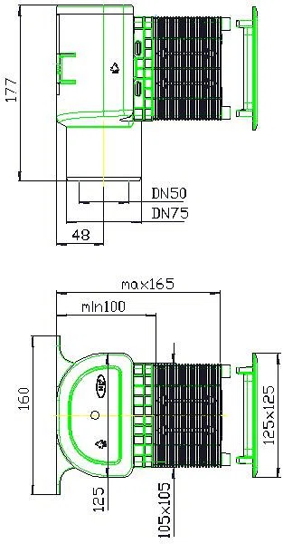 DALLMER Rohrbelüfter DallVent WE, weiß, DN 50/DN 70