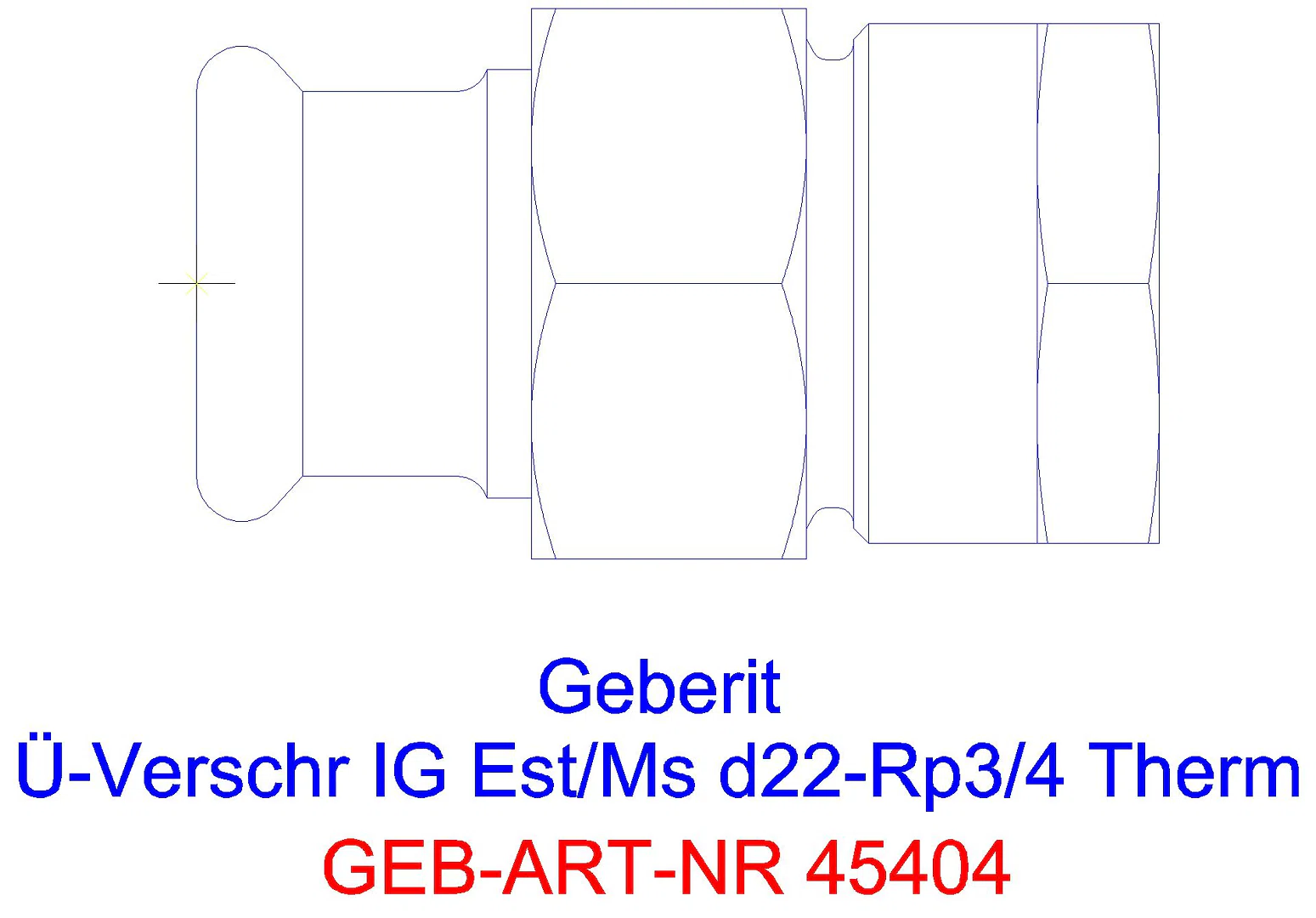GE Mapress Therm Übergangsverschr. mit IG d18-Rp1/2_45404_a