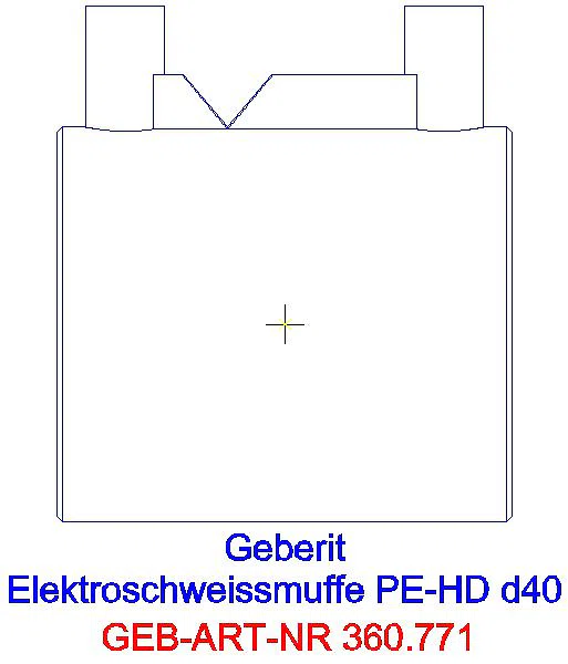 GE Elektroschweissmuffe d40_360.771.16.1_L
