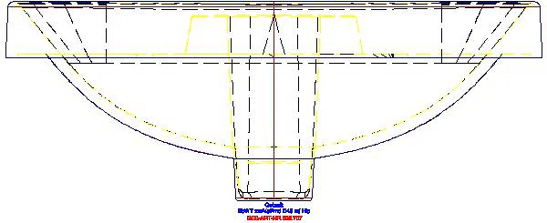 VariForm Einbauwaschtisch, rund mit Hahnlochbank, d:48cm, o. Ül._500.707.01.2_A