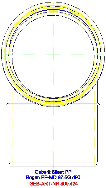 GE Silent-PP Bogen 87,5Gr d90_390.424.14.1_L