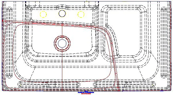 Xeno2 Waschtisch m. Ablg. re, 90x48cm m. Hl., o. Ül., KeraTect_500.533.01.1_G