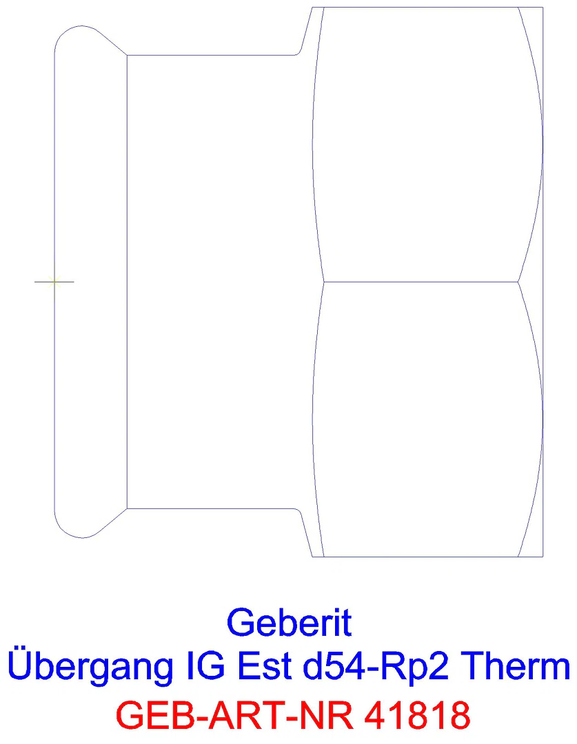 GE Mapress Therm Übergang mit IG d42-Rp1 1/2_41818_a