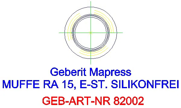 GE Mapress Edelstahl Muffe d15 (LABS-frei)_82002_L