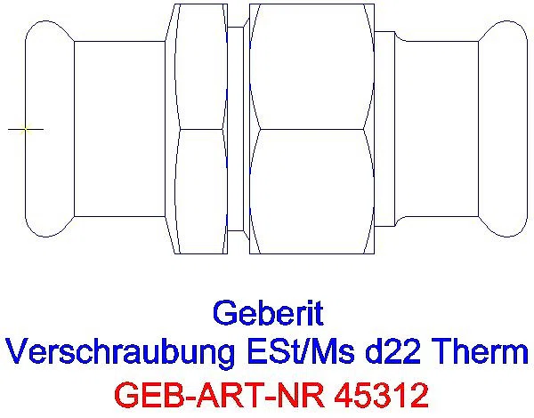 GE Mapress Therm Verschraubung d22 _45312_A
