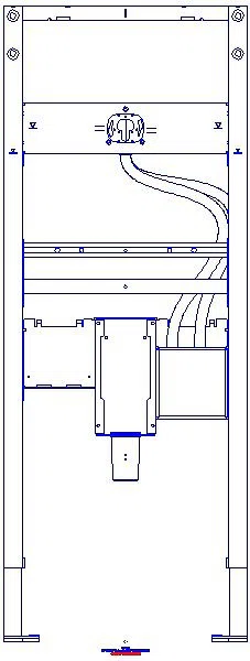 GE Duofix Element f. WT, 130 cm elektr. Wandarm. m. UP-Funkt.-Box UP-GV_111561002_A