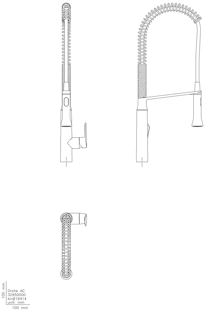 GROHE EH-Spültischbatterie K7 32950 mit Profibrause chrom