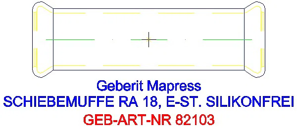 GE Mapress Edelstahl Schiebemuffe d18 (LABS-frei)_82103_G