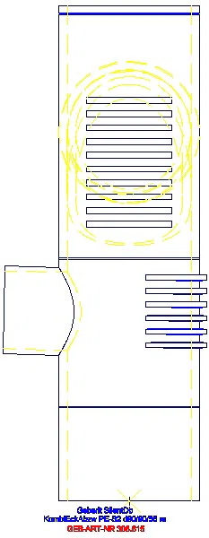 GE Silent-db20 Kombibogeneckabzweig 88,5Gr rechts d90/90/56_308.815.14.1_A