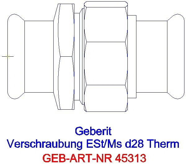 GE Mapress Therm Verschraubung d28 _45313_A