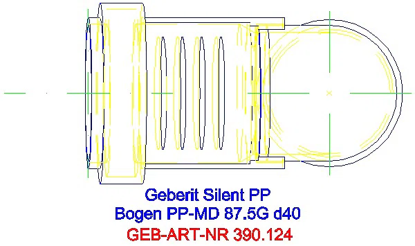 GE Silent-PP Bogen 87,5Gr d40_390.124.14.1_G