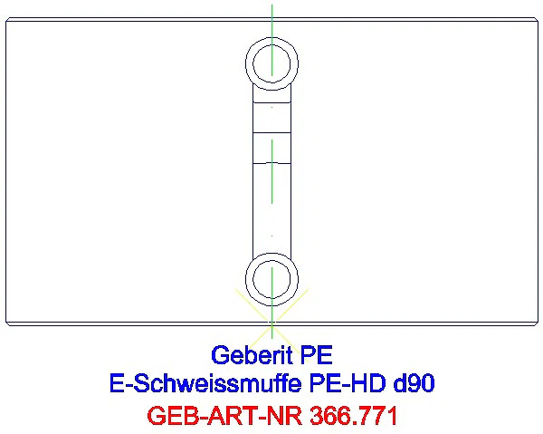 GE Elektroschweissmuffe d90_366.771.16.1_G
