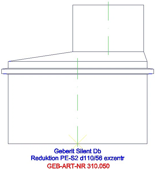 GE Silent-db20 Reduktion exzentrisch d110/56_310.050.14.1_A