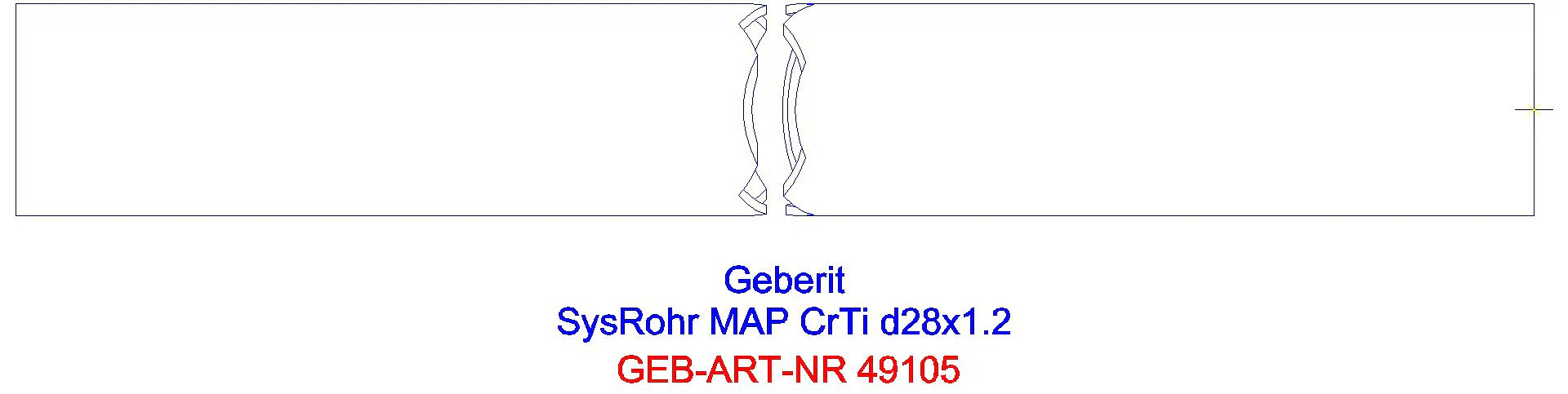 GE Mapress Therm Systemrohr CrTi d22x1,2 L:6m_49105_l
