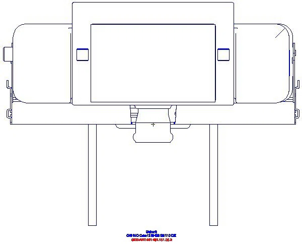 GE GIS Element f. Wand-WC, 100cm mit Omega UP-SPK 12cm_461151002_G
