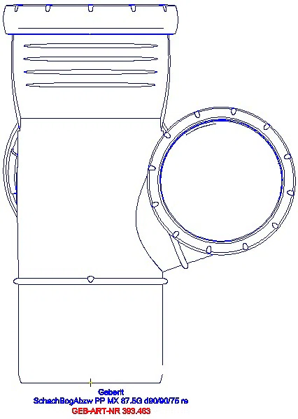 GE Silent-Pro Schachtbogenabzweig 87,5Gr d90/90/75 rechts_393.463.14.1_L