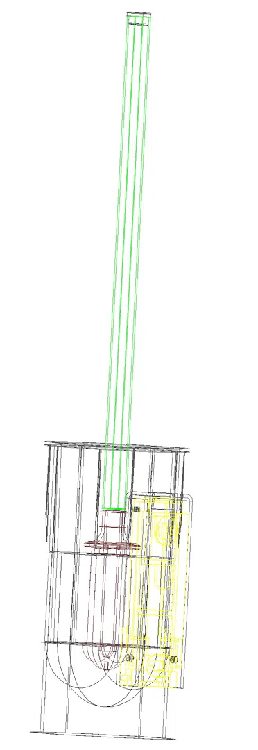 HEWI WC-Bürstengarnitur System 162 PVD messing gebü.