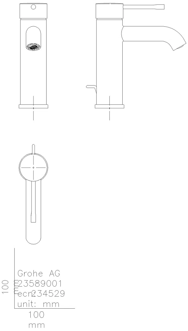 GROHE Einhand-Waschtischbatterie Essence 24171_1 S-Size warm sunset