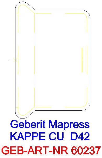 GE Mapress Kupfer Kappe d42_60237_G