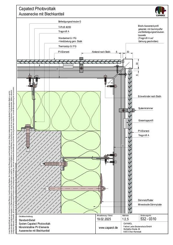 Capatect Photovoltaik-Fassade