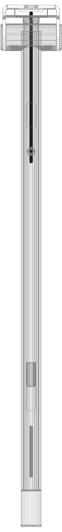 HEWI SK-Griff Duo (A),re,PRH,850,WC- Spül(E-Ausf.),PVD schwarzchr glzd