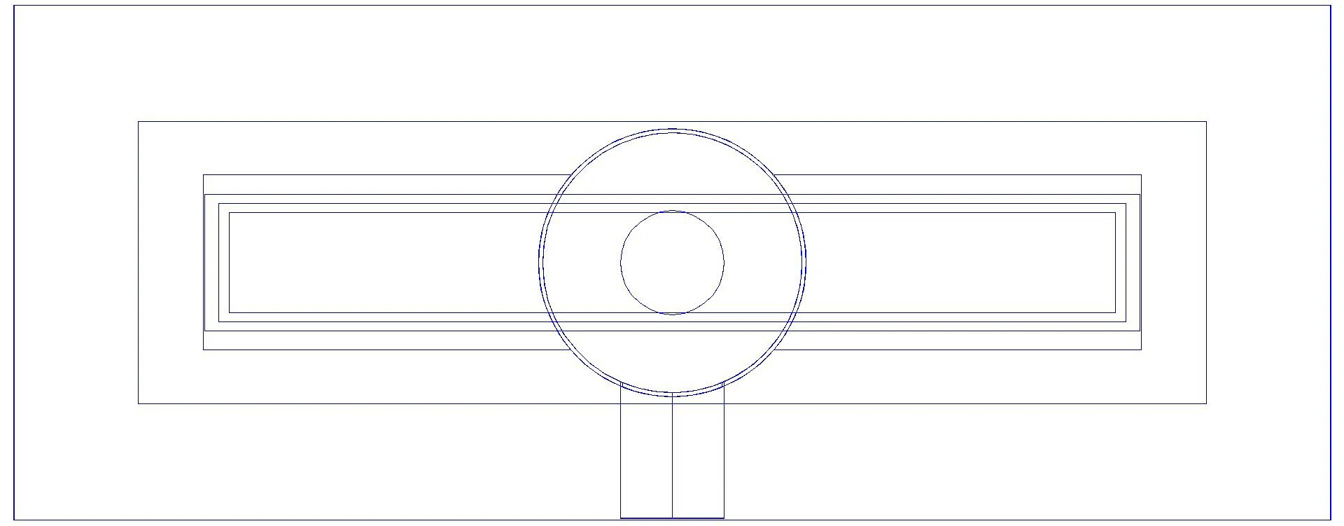 KESSEL-Duschrinne Linearis Compact L: 450 mm, Auslauf seitlich DN 50, WaD (3D)