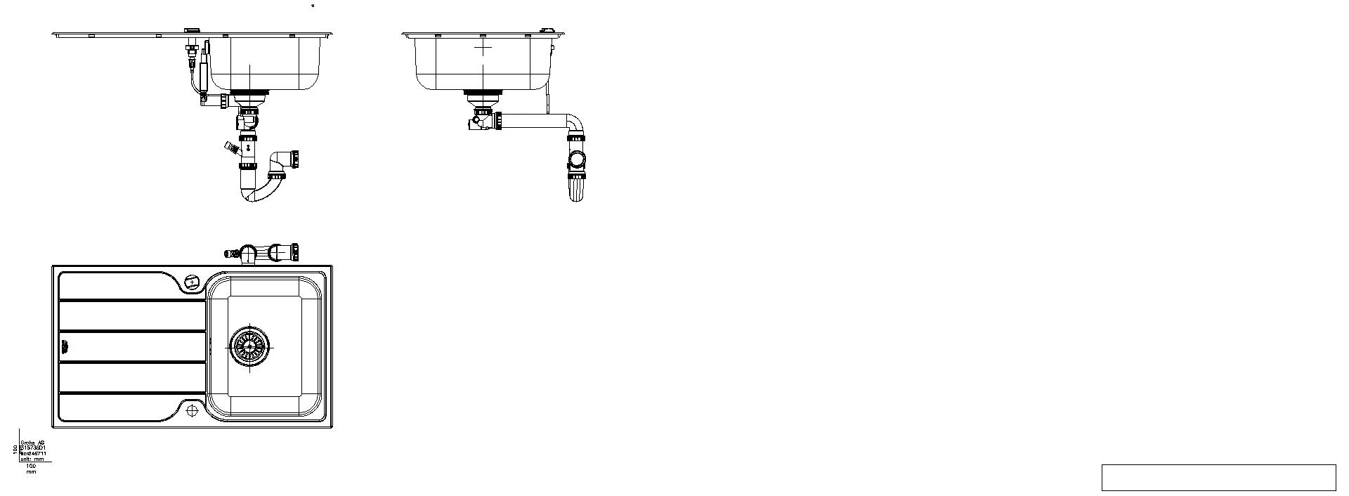 GROHE Spülen-Bundle K500 31573_1 enthält Edelstahlspüle/Minta SPT-Batterie chrom