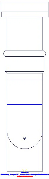 GE Geruchsverschluss für Hock-WC Abgang vertikal d110_167.734.16.1_L