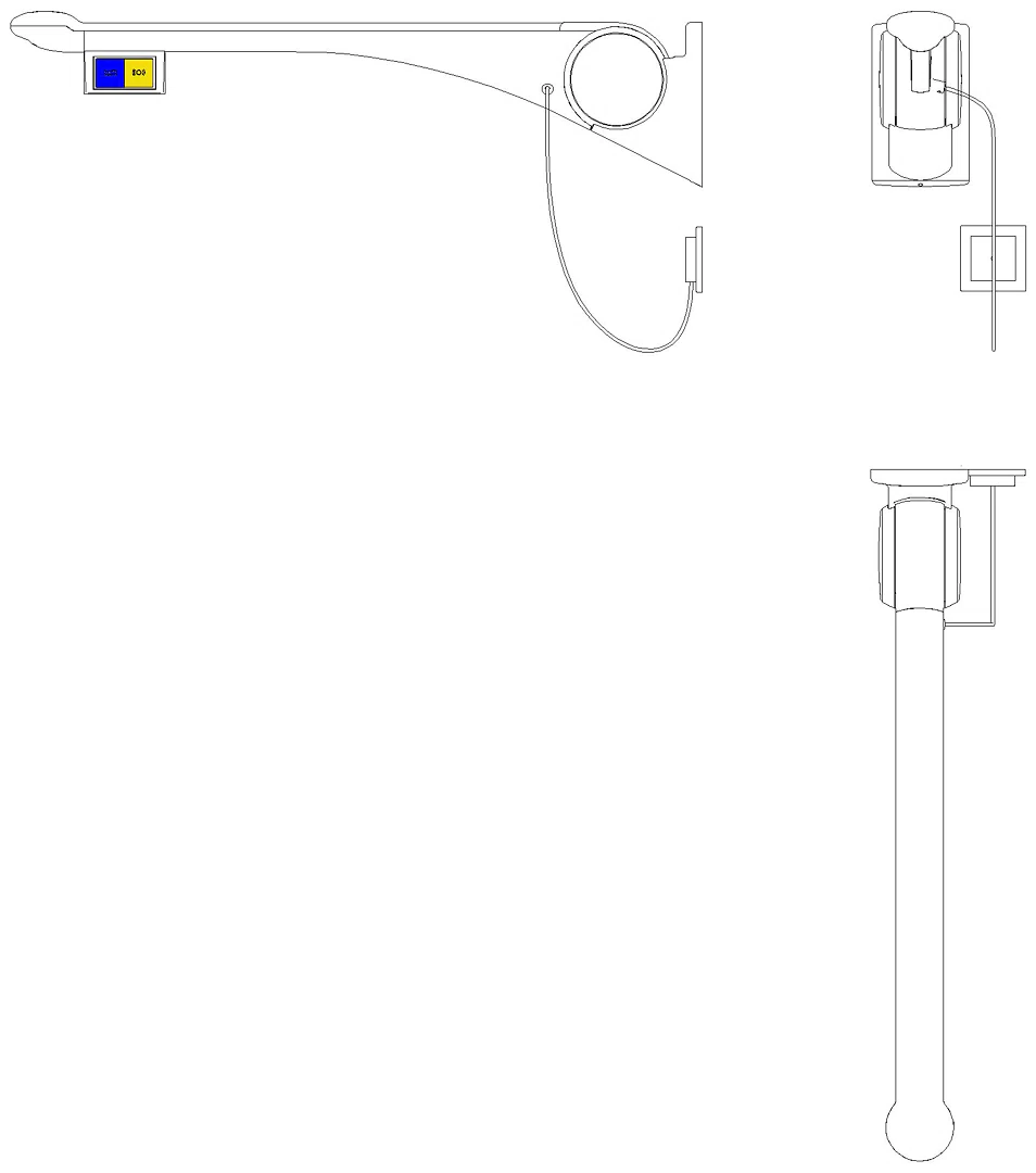 HEWI Stützklappgriff Premium,850 mm, re Spül/FT(E-Ausf.) anthr hgl-atm