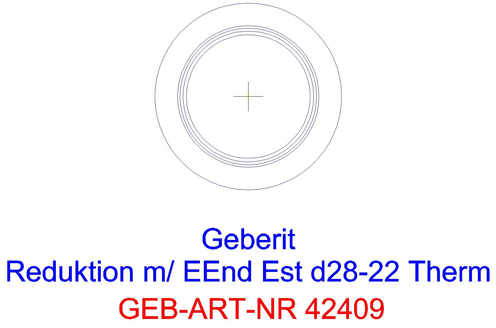 GE Mapress Therm Reduktion mit Einschubende d28-18_42409_a