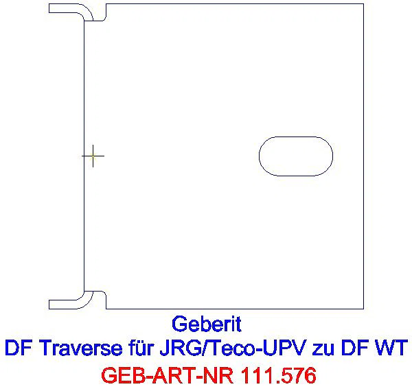 GE Duofix Montageplatte für Unterputzabsperrventile_111.576.00.1_L