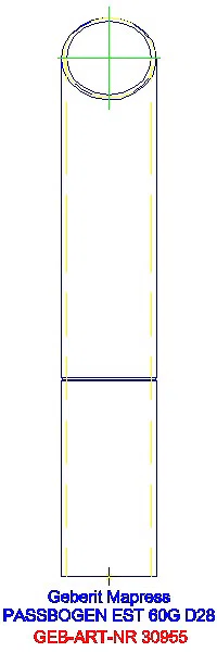 GE Mapress Edelstahl Passbogen 60Gr d28_30955_L