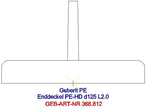GE PE Enddeckel d125_368.812.16.1_A