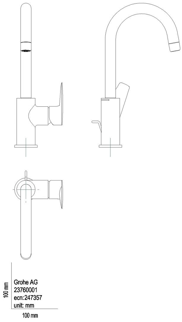 GROHE EH-Waschtischbatterie BauEdge 23760_1 L-Size chrom