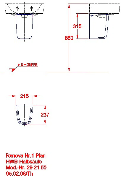 Renova Plan Halbsäule für HWB_kgv_r1_plan_292150